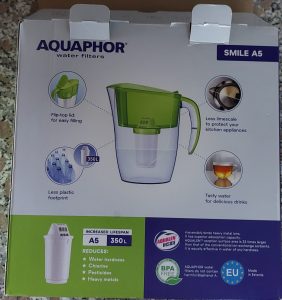 Aquaphor Smile Cyclamen Wasserfilter Rückseite Verpackung