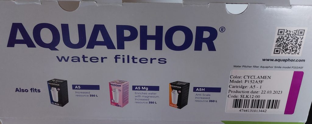 Aquaphor Smile Cyclamen Wasserfilter verschiedene Filter