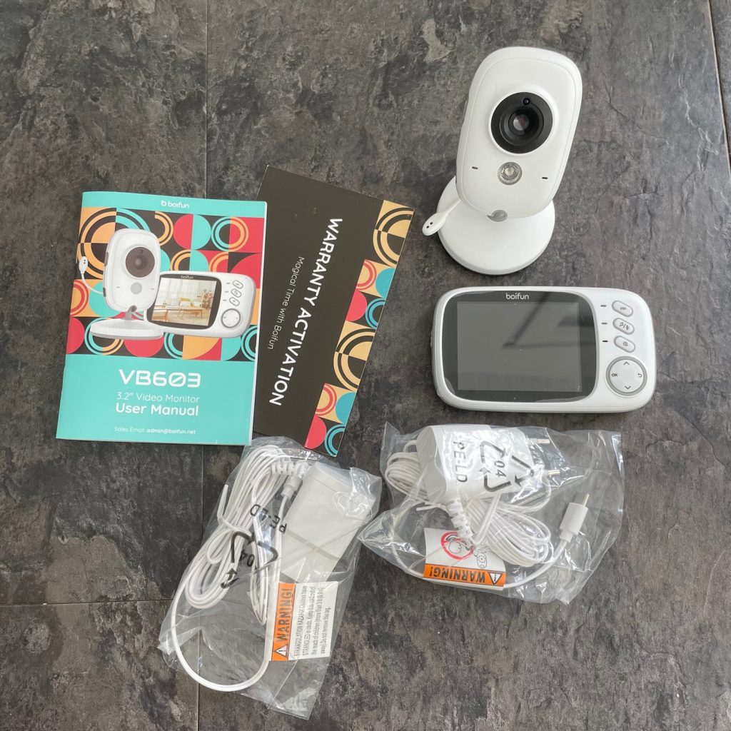 BOIFUN VB603 Babyphone Lieferumfang