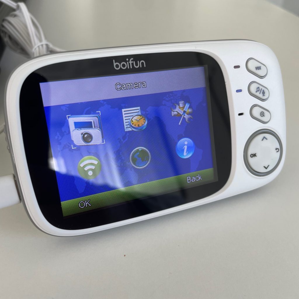 BOIFUN VB603 Babyphone Menü