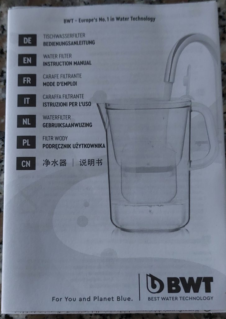 BWT AQUAlizer Home Wasserfilter Bedienungsanleitung