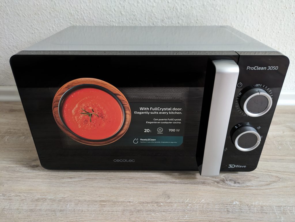 Cecotec Microondas ProClean 3050 Mikrowelle von vorne