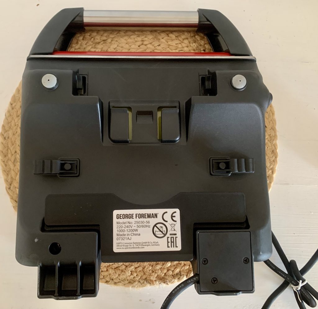 George Foreman 25030-56 Konatktgrill von unten