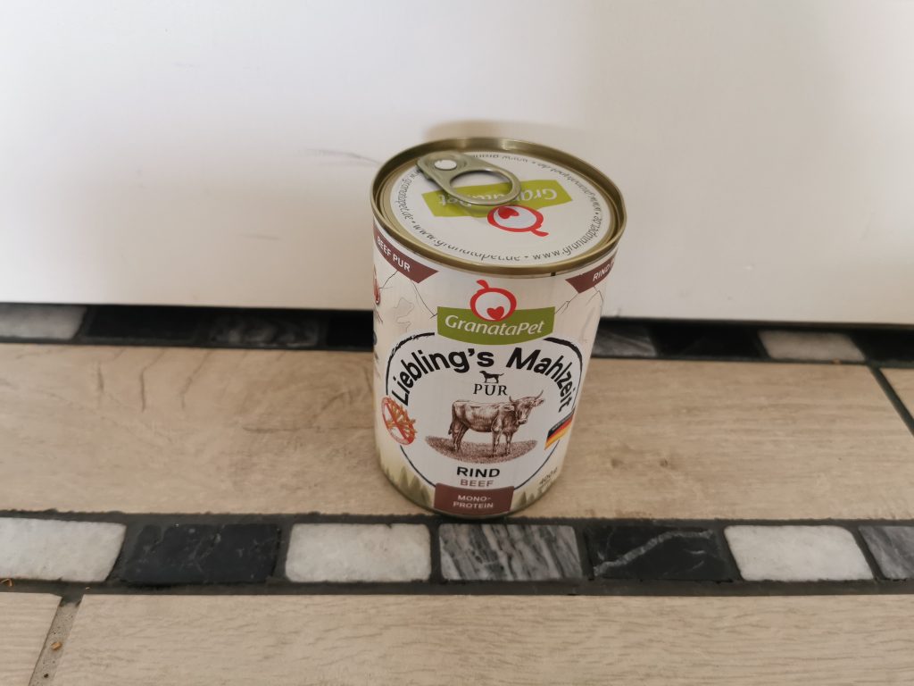 GranataPet Liebling’s Mahlzeit Huhn und Kürbis Hundefutter Frontalansicht