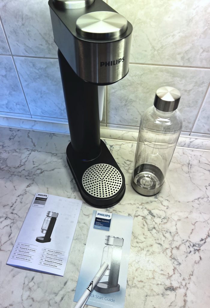 Philips GoZero ADD4901BK/10 Wassersprudler mit Zubehör