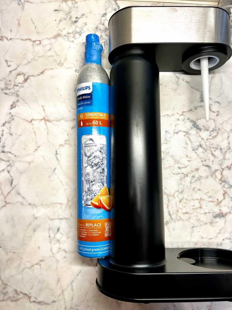 Philips GoZero ADD4901BK/10 Wassersprudler Wasserflasche mit CO2-Flasche