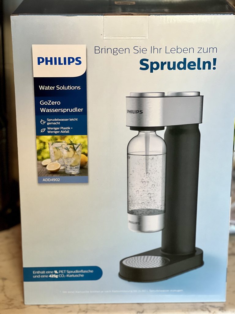 Philips GoZero ADD4901BK/10 Wassersprudler in Verpackung