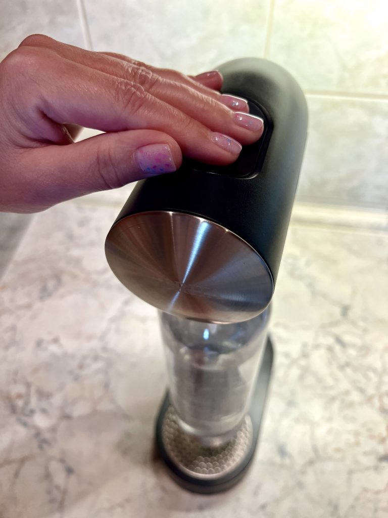 BRITA sodaONE Wassersprudler Knopfbedienung