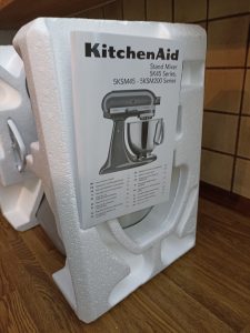 KitchenAid 5K45SSESL Küchenmaschine, Gebrauchsanweisung mit Innenverpackung