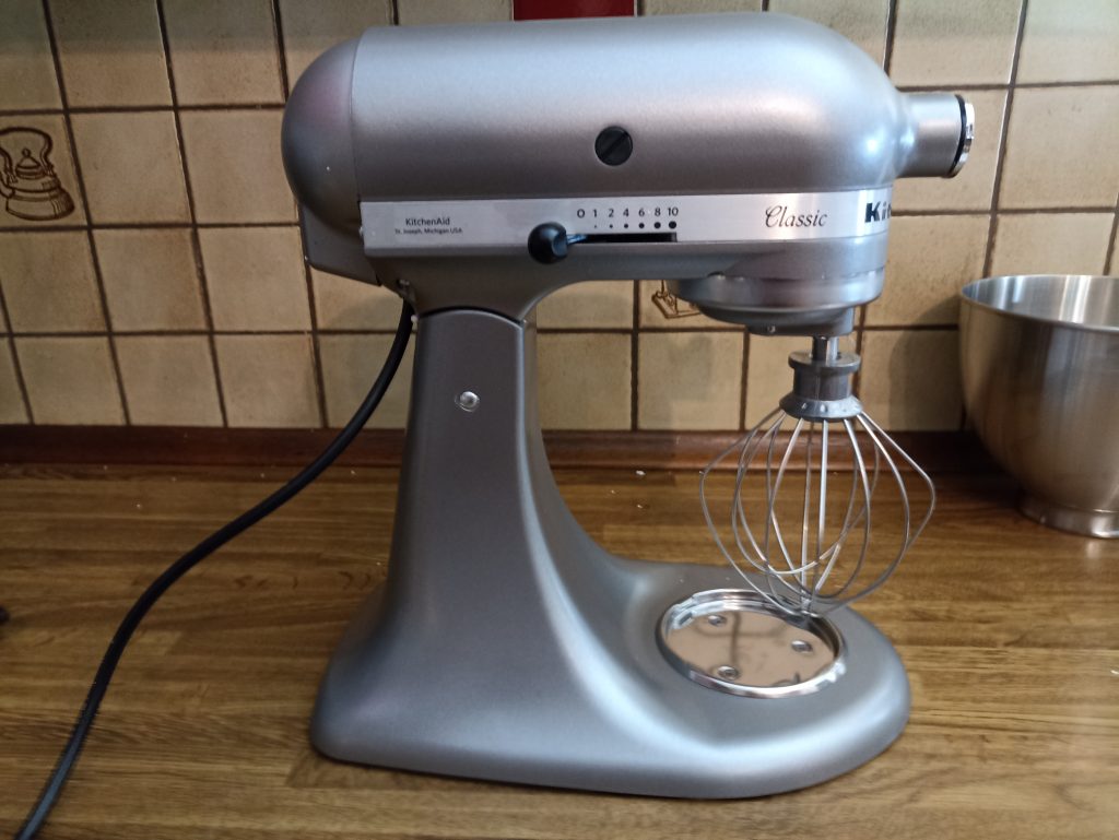KitchenAid 5K45SSESL Küchenmaschine, Maschine mit Schneebesen