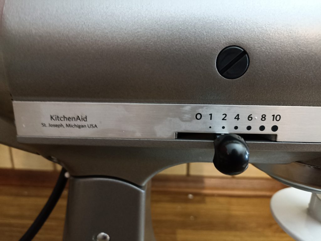 KitchenAid 5K45SSESL Küchenmaschine, Schieber zum Bedienen