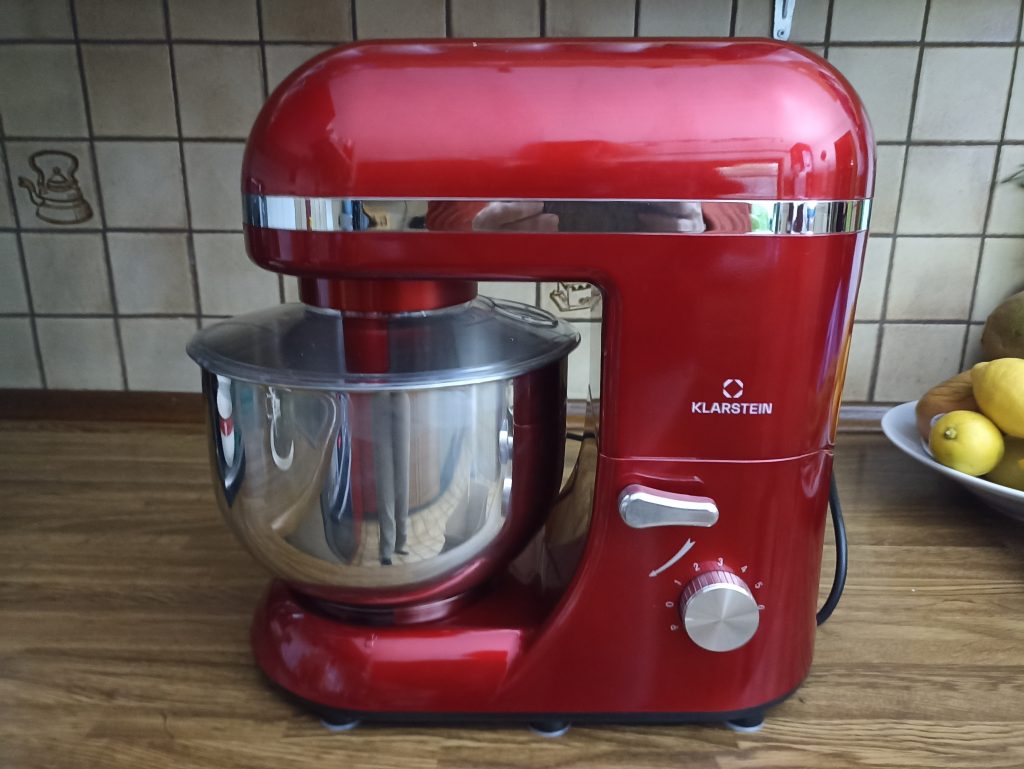 Klarstein Bella Elegance Küchenmaschine, Gesamtansicht mit Schüssel