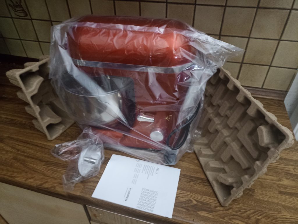 Klarstein Bella Elegance Küchenmaschine, Lieferumfang mit Innenverpackung
