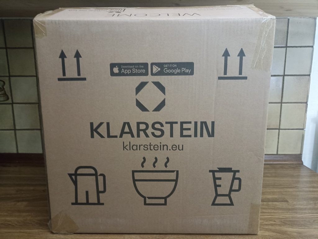 Klarstein Bella Elegance Küchenmaschine, Verpackung Vorderseite