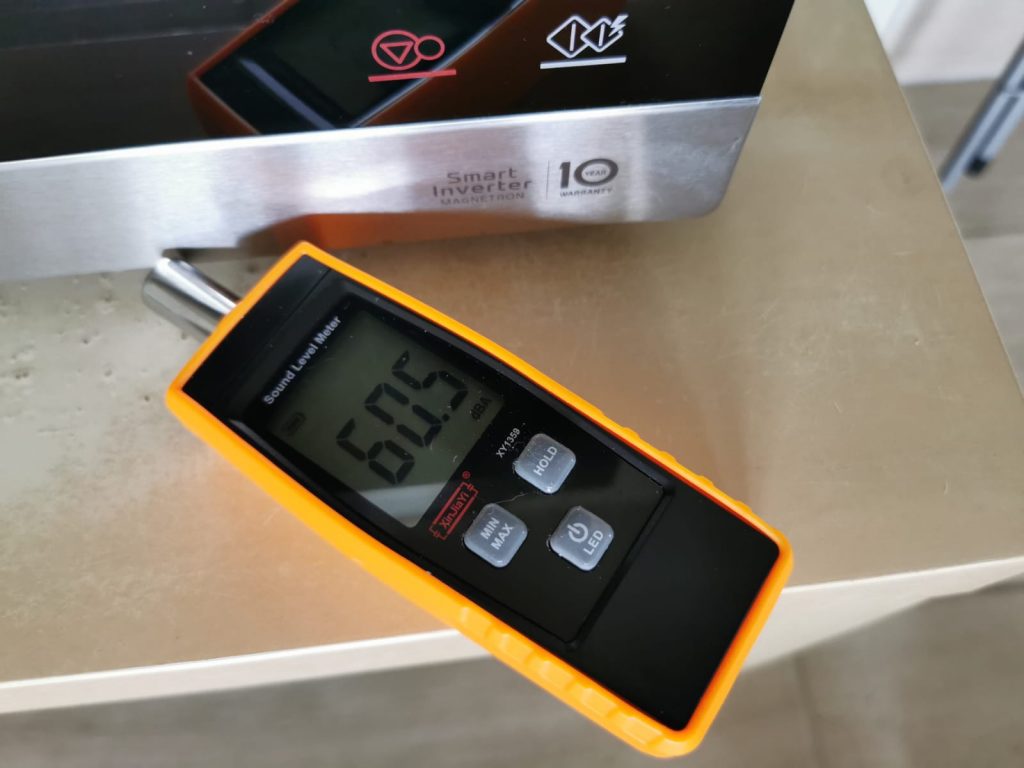 LG Mikrowelle Strommesser