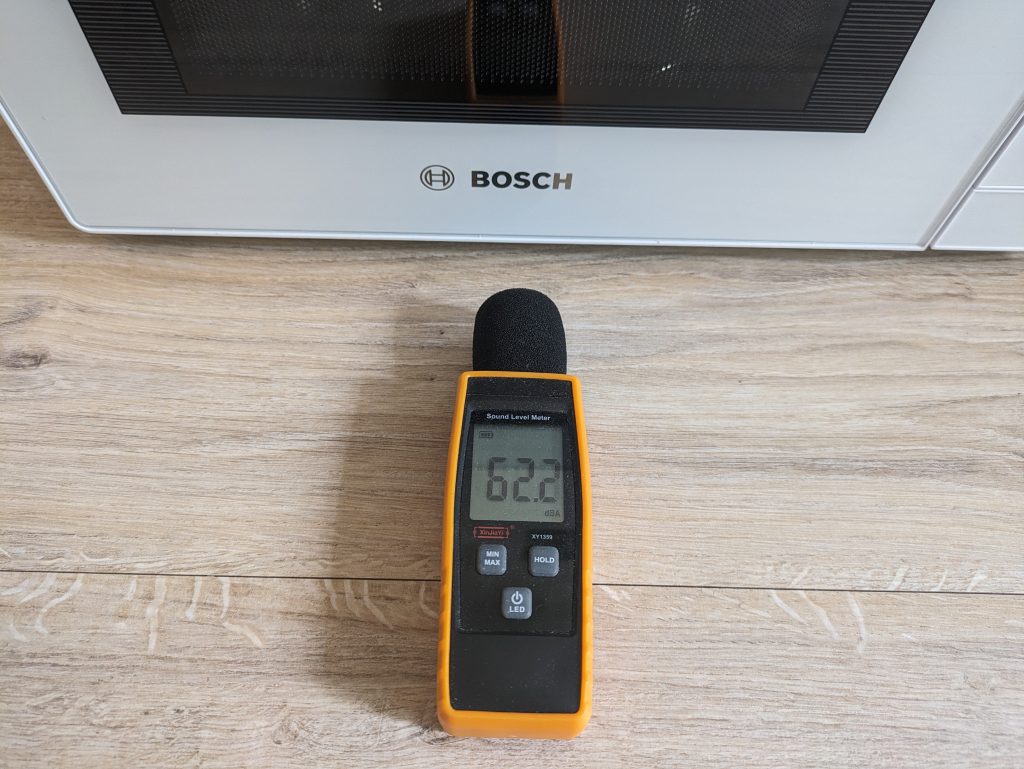 Lautstärke der Bosch FFL023MW0 Serie 2 Mikrowelle