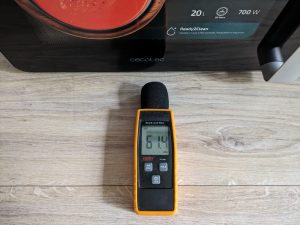 Lautstärke der Cecotec Microondas ProClean 3050 Mikrowelle