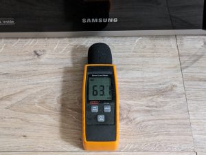 Lautstärke der Samsung MS2AK3515ASEG Mikrowelle
