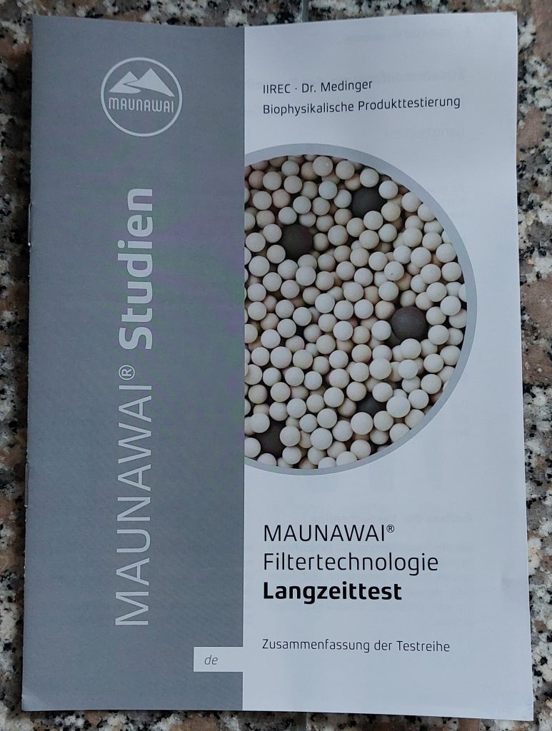 Maunawai Kini Wasserfilter Langzeittest Ergebnisse
