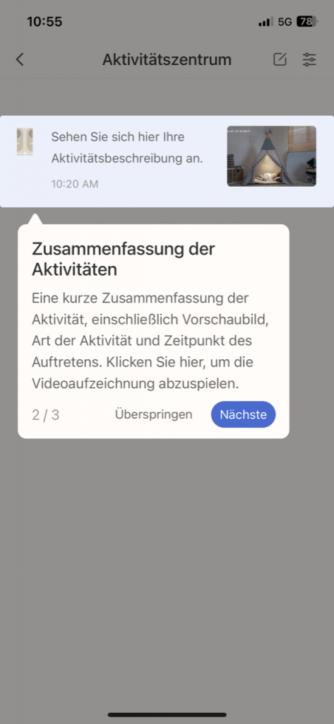 Nooie Indoor Cam App Einführung