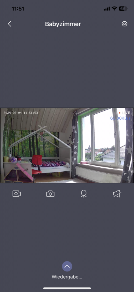 Nooie Indoor Cam Kamerabild