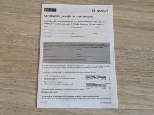 Garantie der der Bosch FFL023MW0 Serie 2 Mikrowelle