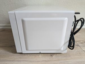 Panasonic NN-E20JWMEPG Mikrowelle von links