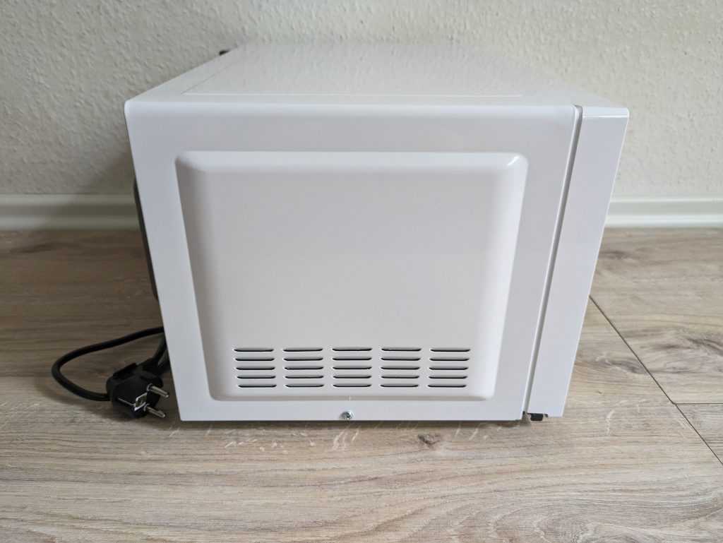 Panasonic NN-E20JWMEPG Mikrowelle von rechts