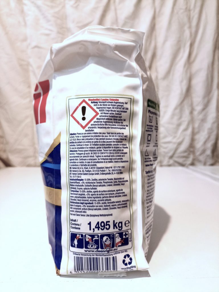 Persil Universal Megaperls Waschmittel, Seitanansicht 2