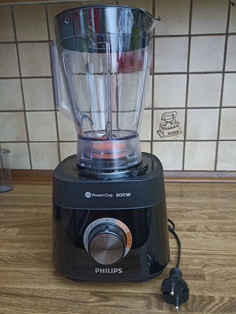 Philips Viva Collection Küchenmaschine, Pürierer aufgebaut