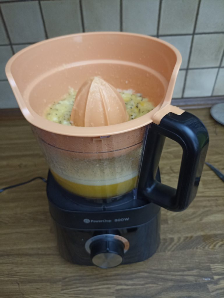 Philips Viva Collection Küchenmaschine, Zitruspresse Saft und Reste