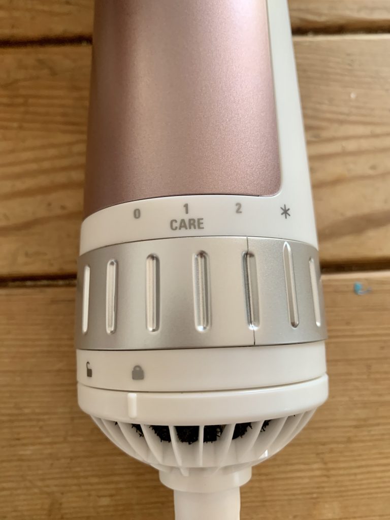 Rowenta Premium Care Brush Activ Volume & Shine CF9540 Warmluftbürste Einstellungsrad Temperaturstufen