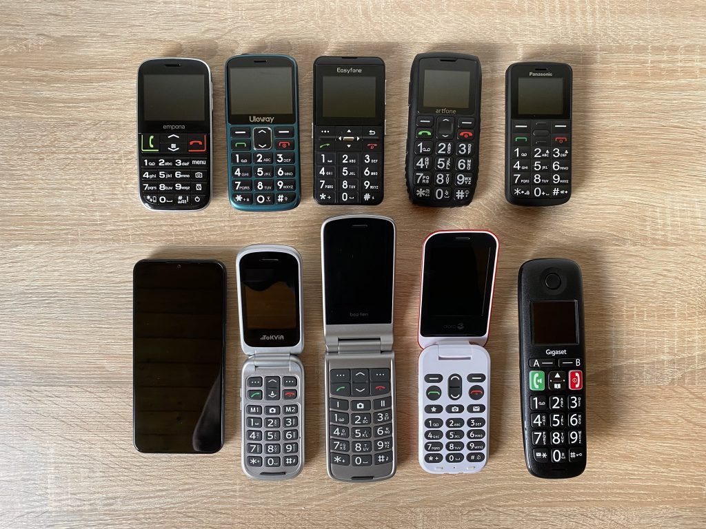 Seniorenhandy Gruppenbild
