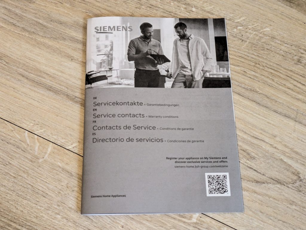 Service-Kontakte der Siemens FF023LMW0 iQ300 Mikrowelle