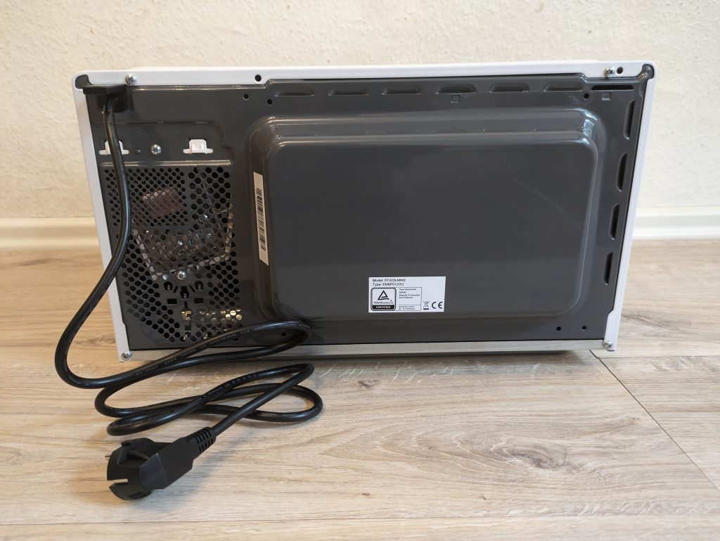 Siemens FF023LMW0 iQ300 Mikrowelle von hinten