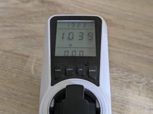 Stromverbrauch der Orbegozo MI 2115 Mikrowelle im Betrieb