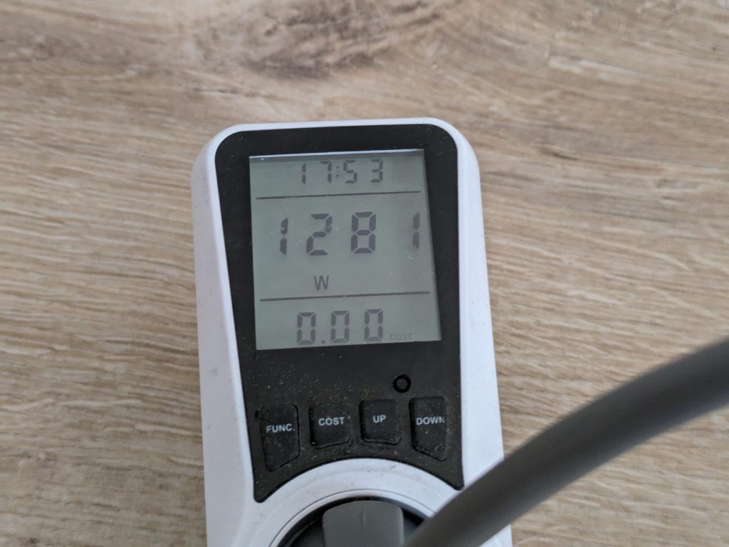 Stromverbrauch der Samsung MS2AK3515ASEG Mikrowelle im Standby