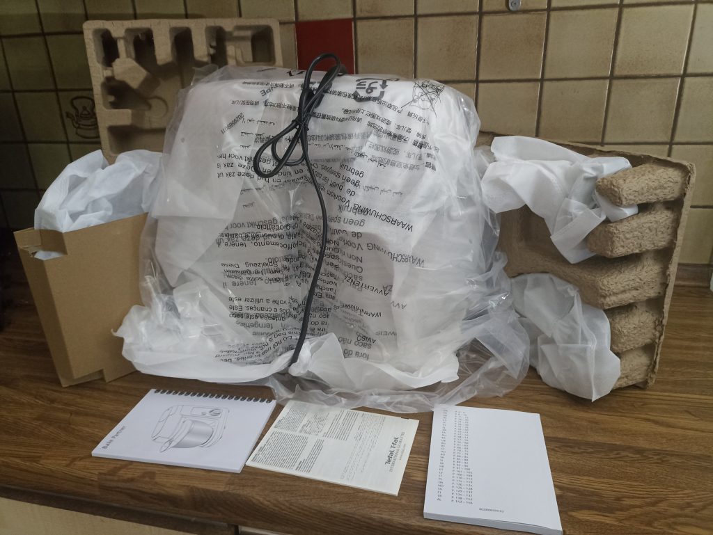 Tefal Bake Partner Küchenmaschine, Lieferumfang mit Innenverpackung