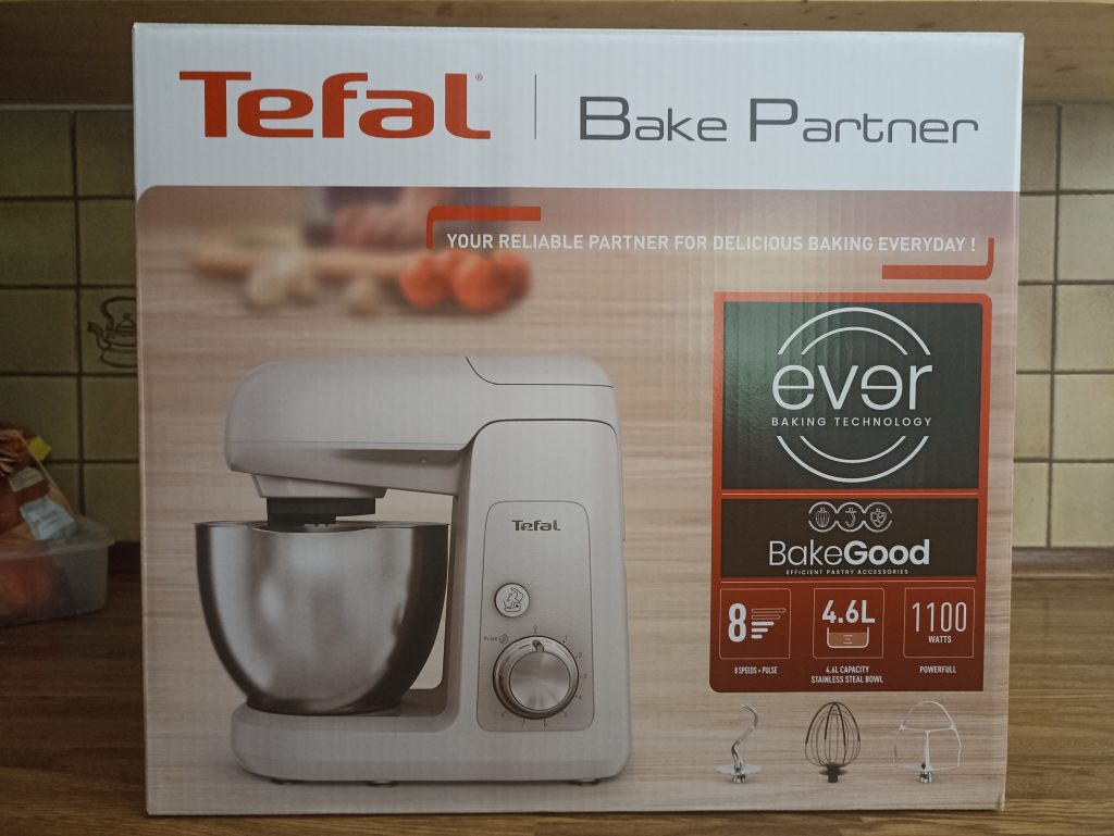 Tefal Bake Partner Küchenmaschine, Verpackung Rückseite