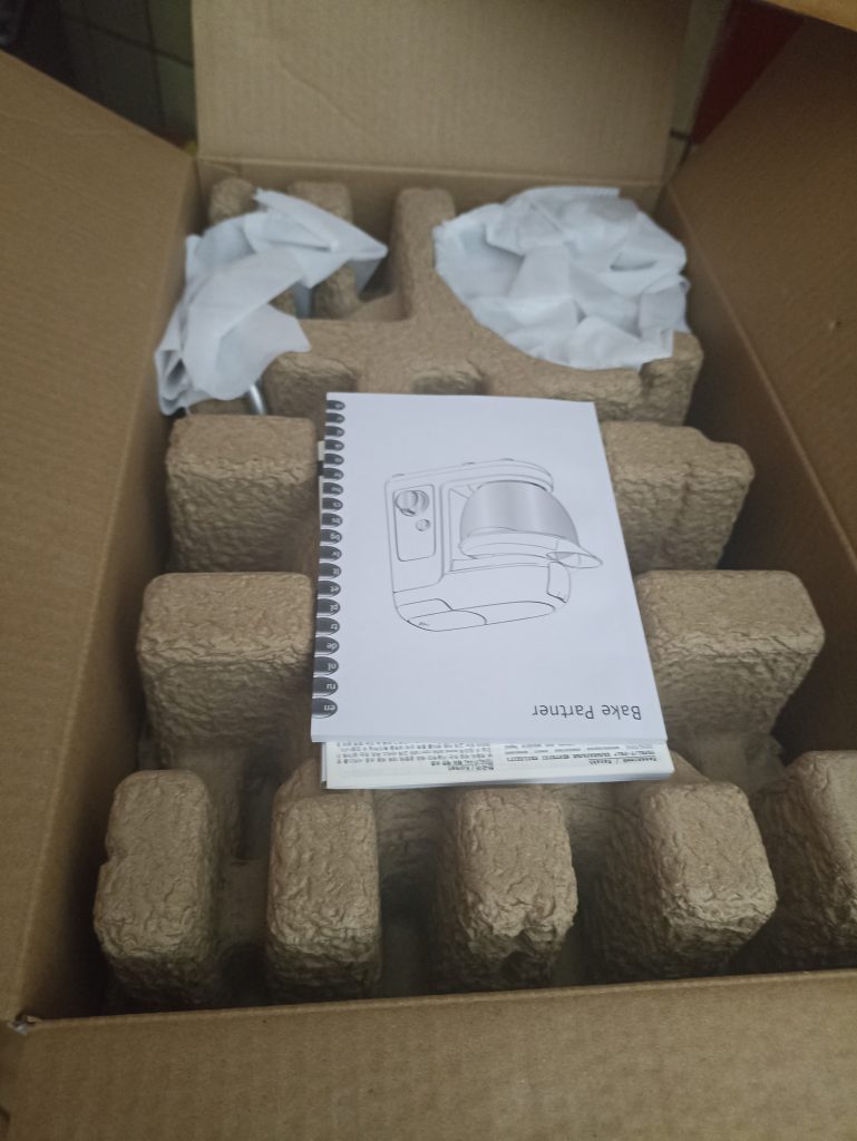 Tefal Bake Partner Küchenmaschine, Verpackung geöffnet