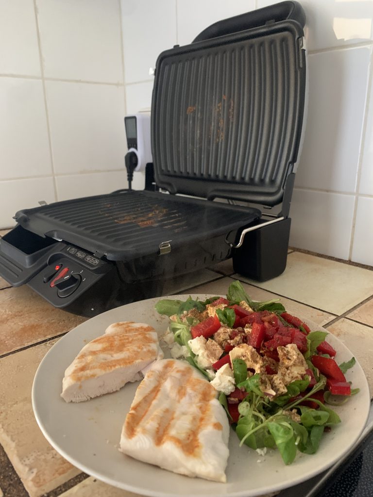 Tefal GC3050 2-in-1-Kontaktgrill Endergebnis 5-Minuten-Huhn