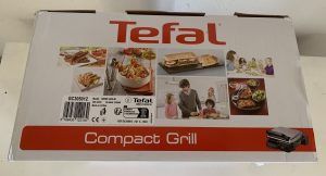 Tefal GC3050 2-in-1-Kontaktgrill im Karton von oben