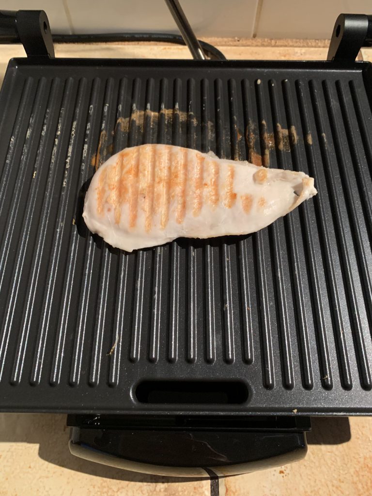 Tefal Inicio GC241D Kontaktgrill Grillergebnis nach 5 Minuten