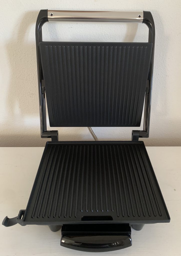Tefal Inicio GC241D Kontaktgrill aufgeklappt