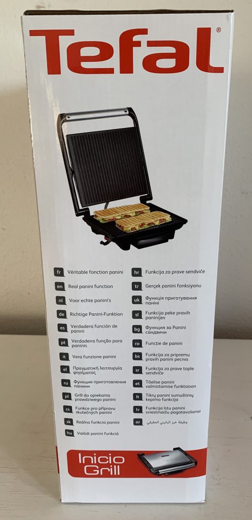 Tefal Inicio GC241D Kontaktgrill linke Seitenansicht