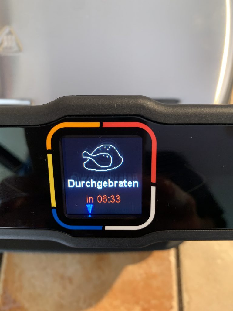 Tefal OptiGrill Elite GC750D16 Kontaktgrill Displayanzeige für verbleibende Grillzeit