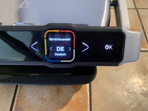 Tefal OptiGrill Elite GC750D16 Kontaktgrill Sprachauswahl
