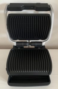 Tefal OptiGrill Elite GC750D16 Kontaktgrill aufgeklappt