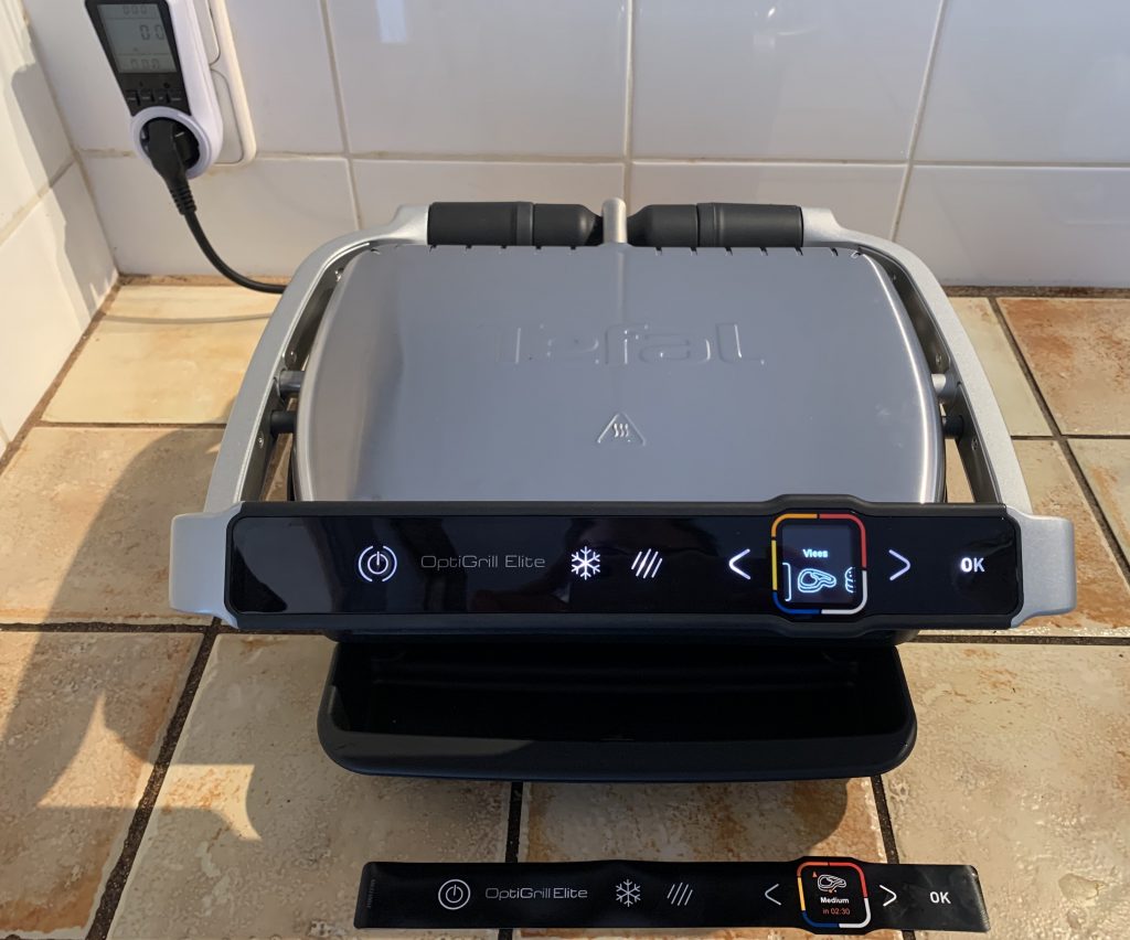 Tefal OptiGrill Elite GC750D16 Kontaktgrill mit entferntem Aufkleber