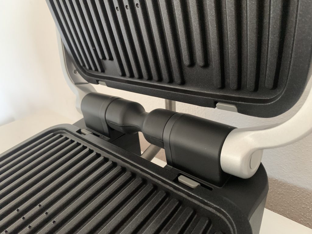 Tefal OptiGrill Elite GC750D16 Kontaktgrill nahansicht Scharnier